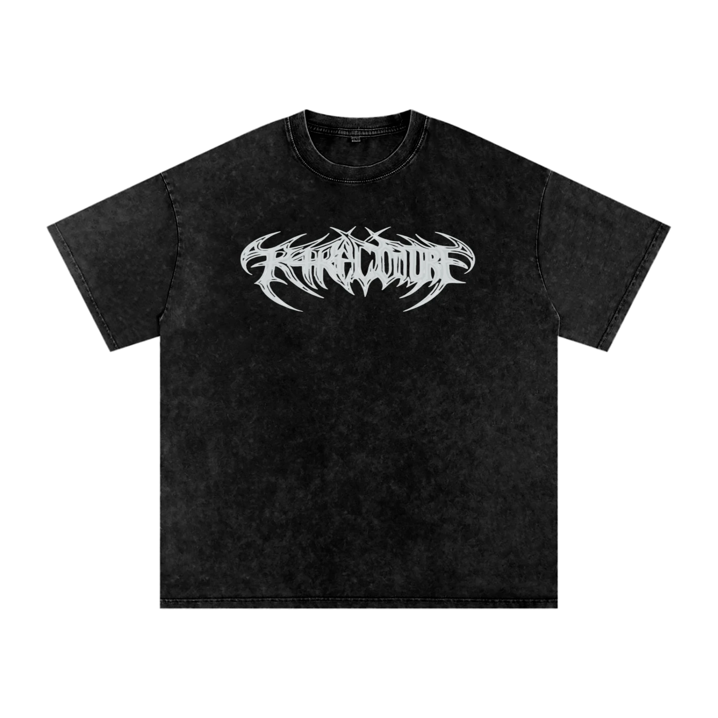 CYBWX02+Acidwash,streetwear,futuristicblacknwhitegothic100%cotton