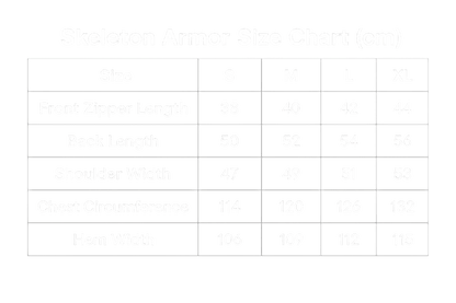 5KELETON ARMOR [WHITE]