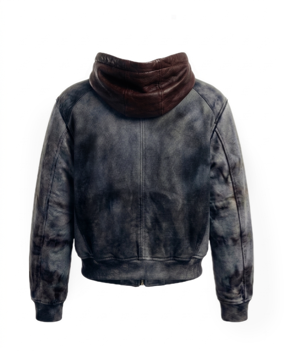 R4RE AEON Waxed Zip Up —
Cotton Nylon Suede Finish Hoodie | R4RE