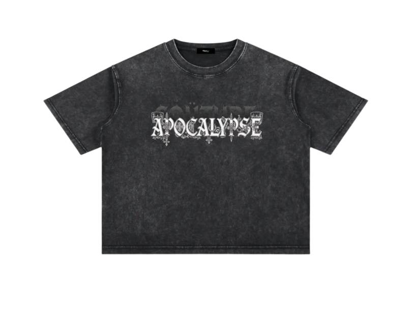 R4RE APOCALYPSE ACID WASH TEE